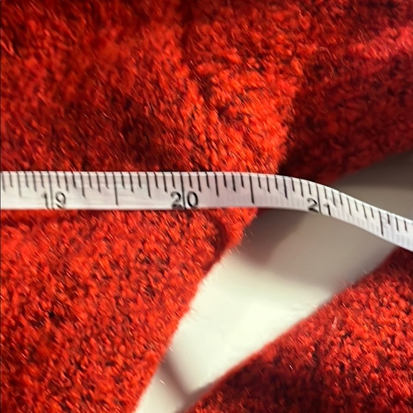 MM by My Michelle Sweater - Stunning Red Wrap Sweater for Women Sz XL - Picture 9 of 10